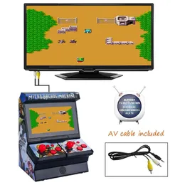 Portabla spelspelare Arcade Station med 2,4 g trådlös styrenhet 8 bit 4,3 tum videokonsoler byggd i 300 spel stöder TV -anslutning