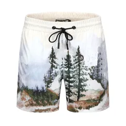 2023 Sommer Herren Shorts Designer Luxus Strandhose Co-Branding-Version kurze Hose Mode lässig Baumwolle Baum Patchwork Mesh Badehose Reithose