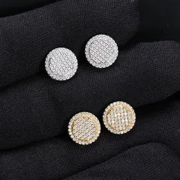 Pass Diamond Test S925 Sterling Silver Moissanite Earrings Studs Nice Gift for Men Women Allergic Free