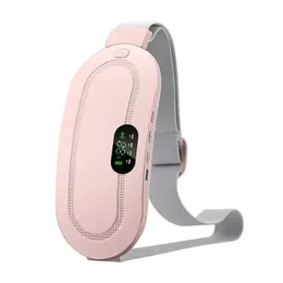 Health gadgets smart belt palace hot electric heating abdominal massager relieve menstrual lady pain heating pad for home and office use