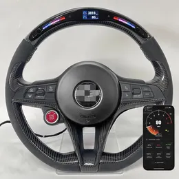 Alfa Romeo Racing Wheel Customized 용 자동차 탄소 섬유 스티어링 휠