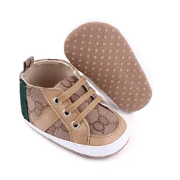 Bebek tasarımcılar ayakkabı yeni doğan çocuk ayakkabıları tuval spor ayakkabılar erkek bebek kız yumuşak taban beşik ayakkabıları ilk yürüyüşçü 0-18month4