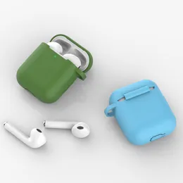 AirPods Pro 2 Air Pods için 3 Kulaklık AirPod Bluetooth Kulaklık Aksesuarları katı Silikon Sevimli Koruyucu Kapak Apple Kablosuz Şarj Kutusu Şok geçirmez 2nd Case