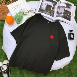 T-shirty damskie przyjaciele kobiety lato z krótkim rękawem Kawaii Smil Face nadruk w kształcie serca koszulka Femme Streetwear Casual koszulki w stylu Harajuku