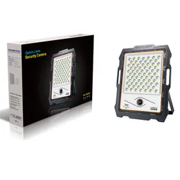 Solar Flood Lights -Überwachungskamera mit 400 -W -Flutlichter Bewegungssensor 1080p Videoerkennung IP66 wasserdichte Dämmerung für Dawn Night 6500K