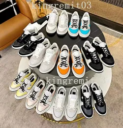 Projektant Panda Lows Sneakers Calfskin Buty Casual Buty Czarne białe skórzane trenery Vintage Fashion Buty Buty Platforma Lace-Up Women Mens Sneaker