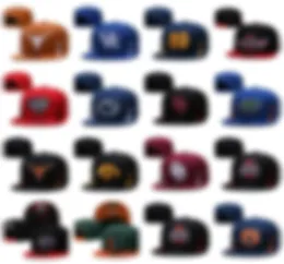 2023 All Team Fan's NCAA USA College Baseball Justerbar Hat Mix Colors One Size Purple Blue Red Color Flat Bill Bas Ball Snapback Caps Bone Chapeau BT-04