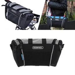 Roswheel 5L Road Mountain Bike Handbar Bage Bicycle Tube Tube Counte Bag Bag Bage Sports Sports Cycling Bag MX20071219G