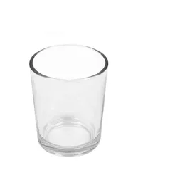 Glasljushållare Transparent Candle Cup Candle Holder Simple Style Candle Container för bröllop