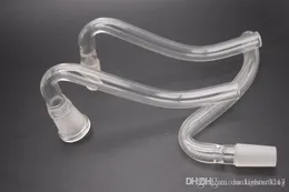 Glass J Adaptador de gancho de água Bongos de cinzas apanhador de cinzas acessórios DIY