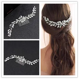 Hair Clips Rhinestone Combs For Women Tiara Accessories Bridal Wedding Head Ornaments Headwear Clip Accessoires Pour Cheveux