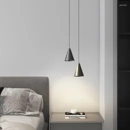 Pendant Lamps Homhi Nordic Minimalist Chandelier Lampshade Modern Bedroom Dinning Living Room Lamp Designer Decoration ZPD-003