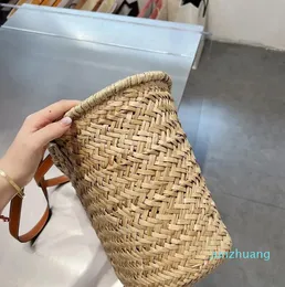 Shoulder Bags Basket Gift for Girlfriend 345 Handbags Wallets luxurys designersbag in iraka and calfskin fashion knitting beach travel r wallet