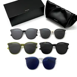 선글라스 2022 New Gentle Mghka Sunglasses GM 브랜드 솔로 선글라스 여성 남성 아세테이트 라운드 편광 선글라스 UV400 원래 케이스 G230206