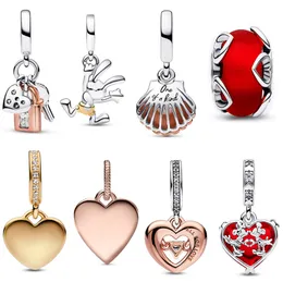 Tasarımcı Mücevher Takımları Bilezikler Kadın Sevgililer Günü Bibretler Hediye Aşk Kolye Yeni Diy Fit Pandora Bilezik Boncuklar Moda Kız Aksesuarları