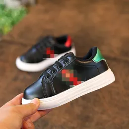 2023 Selling designer Kids Shoes White Red Black Dream Blue Single Strap outsized Sneaker Rubber Sole Soft Calfskin Leather Lace up Trainers Sports footwear
