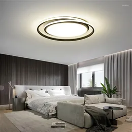 مصابيح السقف أدى الشمال LED غرفة نوم رئيسية الضوء الذهب البسيط الغرفة الحديثة الإضاءة الشخصية الإبداعية مصابيح منزلية رومانسية دافئة