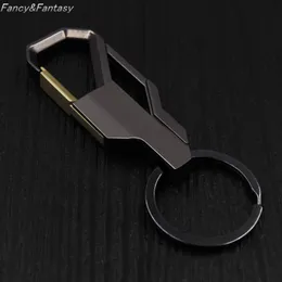 Nyckelringar FancyFantasy Cool Design Personlig lyx Keychain Rostfritt stål Metallbildekorationsmycken för män