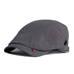 Boinas Four Seasons SBOY Caps Hats de marca masculina Casual Retro Sun Visor Masculino Peaky Blinder Beret Edical Beret Vintage