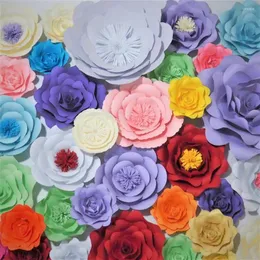 Decorative Flowers 2023 Set Of 33 Giant Paper For Wedding & Event Party Backdrops Decorations Shopping Mall Deco Mix Sizes Styles 1.2M2