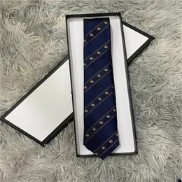 22SS New Men Amarre os gabinetes masculinos Ties Tie Trey Business Business Masculino Seda de seda Partamenta￧￣o Partamenta￧￣o Tie de gravata gravata Colar Colar Cravat com Box 88