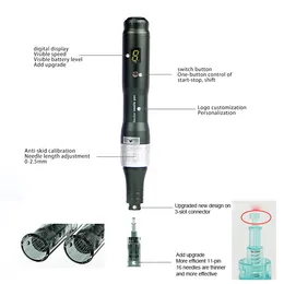 Professional DermaPen 12 Needles Micro Needling Dr Pen Ultima A1 A1-W tr￥dl￶s Microneedling Derma Pen ansiktsv￥rdsenheter