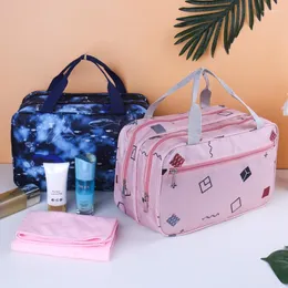 Duffel Bags Fashion Travel Tote Bag Printed Durable Waterproof Underwear Towels Pocket Beach Handbags Toiletry Luggage Duffle Storage