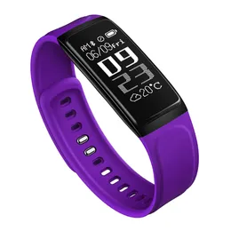 C7S Smart Armband Blood Pressure Heart Monitor Smart Watch Fitness Tracker Waterproof Screen Sport SMART WRISTWATCH FￖR IPHONE ANDROID -mobiltelefon