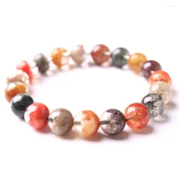 Bracelets Natural Brazilian Color Ghost Crystal Beads Fine Gemstone Strand Beaded Bracelet Jewelry For Women Gift Drop