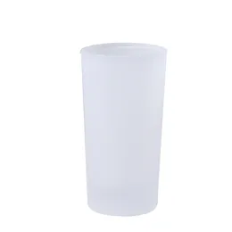 Partihandel 3oz sublimering Vit frostat skottglas 144 st per kartong DIY Tomt Glasögon Beer Cup Heat Transfer Drinking Mugs 001