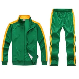 Herrspårsfall Fotbollsträning Män Team Suit Pack Jacket Sweatpants JOGGERS Man Sportwear Sport Sport Sport Jogging Set 230208