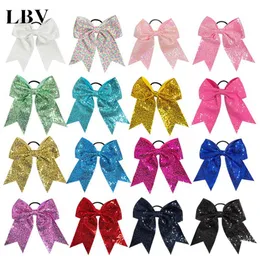 Sequin Satin Ribbon Bows Decoration Gift Flower Dows for Kids Hair Rope Bow DIY Party Decoration 1544