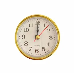 5pcs de 65 mm de relógio de quartzo redondo com números árabes DIY Acessórios de relógio embutidos Substituição3091