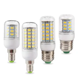 E27 E14 LED-Maisbirne 24 36 48 56 69 72 LEDs SMD 5730 220 V Lampada LED-Lampe Kronleuchter Kerze