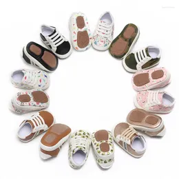 Pierwsze Walkers Boboro Fashion Baby Sneakers Infant Boys Girls Sofe Sole Pu Crib Buty