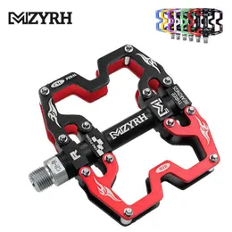 Pedali bici MZYRH Pedali bici 14 colori Alluminio ultraleggero 3 Cuscinetti sigillati Pedali Bmx Mtb da strada Accessori per biciclette impermeabili antiscivolo 0208