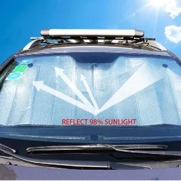 カーサンシェードフロントリアウィンドウカーテンシェードサンプロテクターフロントガラスバイザーカバー折りたたみ可能なベビーカー格納式UV保護
