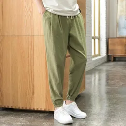 Men's Pants Casual High-quality Large Size Loose Jogging Sweatpants Streetwear Tie-foot Trousers Clothing Harem PantsMen's Drak22