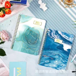 Simple College Student A5 Coil Notebook Cute Korean Art Exquisite Hand Ledger Thickened Homework Book 2023 Office Accessorie