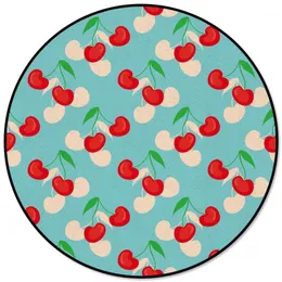 Carpets Red Cherry Fruit Carpet Kids Room Area Rugs Modern Anti-slip Floor Mat For Bedroom Living Home Decor1