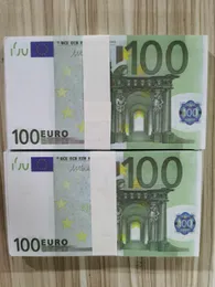 Colección de dinero falso Euros Business 100 Prop Copy 30 Most Bank Note Play para papel de película Realistic Nightclub Xlehi