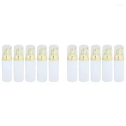 Bottiglie di stoccaggio 10PCS 50ML Bottiglia di schiuma di plastica Schiuma di sapone Dispenser di liquidi Schiuma Shampoo Lozione Imbottigliamento Schiuma