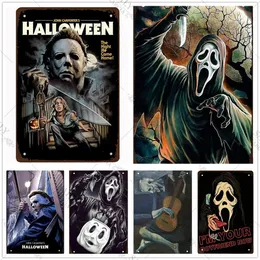 Reaper Vintage art painting Tin Sign Retro horrible Movies Poster Funny Design plates Cafes Bar Pub Beer Club Metal Wall personalized Decor Plates Size 30X20CM w02