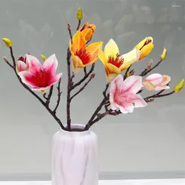 Dekorativa blommor 1 PC Artificial Fake Flower Kapok Branch Room Home Decoration Party Wedding Office Living Room Accessories