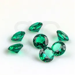 6mm 10mm Green Emerald Shaped Diamond Insert For Terp Sluper Quartz Banger Glass Pipe