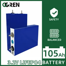 3.2V Lifepo4 Pil 100AH ​​105AH 1/4/8/16/32PCS şarj edilebilir lityum demir fosfat pil DIY RV Golf Sepeti Tekne Güneş Sistemi