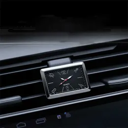 الزخارف Quartz Clock Electronic Clock Ultrathin Square Automobiles Watch Auto Interior Decoration Dashord Time Display Accessories 0209