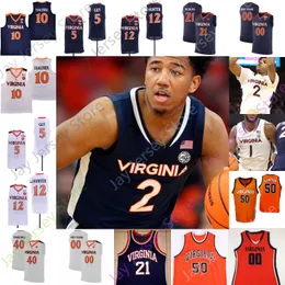 2023 Virginia Basketball Jersey NCAA College Armaan Franklin Kihei Clark Jayden Gardner Reece Beekman Ben Vander Plas Kadin Shedrick Mckneely Sampson Guy Hunter