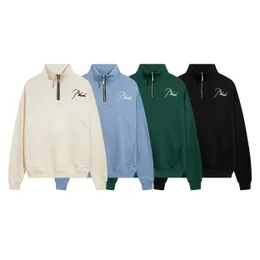 Rhude Moda Erkek Hoodies Tasarımcı Erkek Kadın Tişörtü Rahat Kapşonlu Harf Baskılı Lüks Marka S-XL