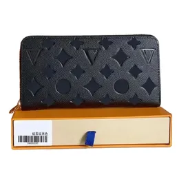 Designer Zippy Wallets Embossed Leather Small Purse Bags Women Mens Coin Handbag Zipper Card Holders TOPDESIGNERS109